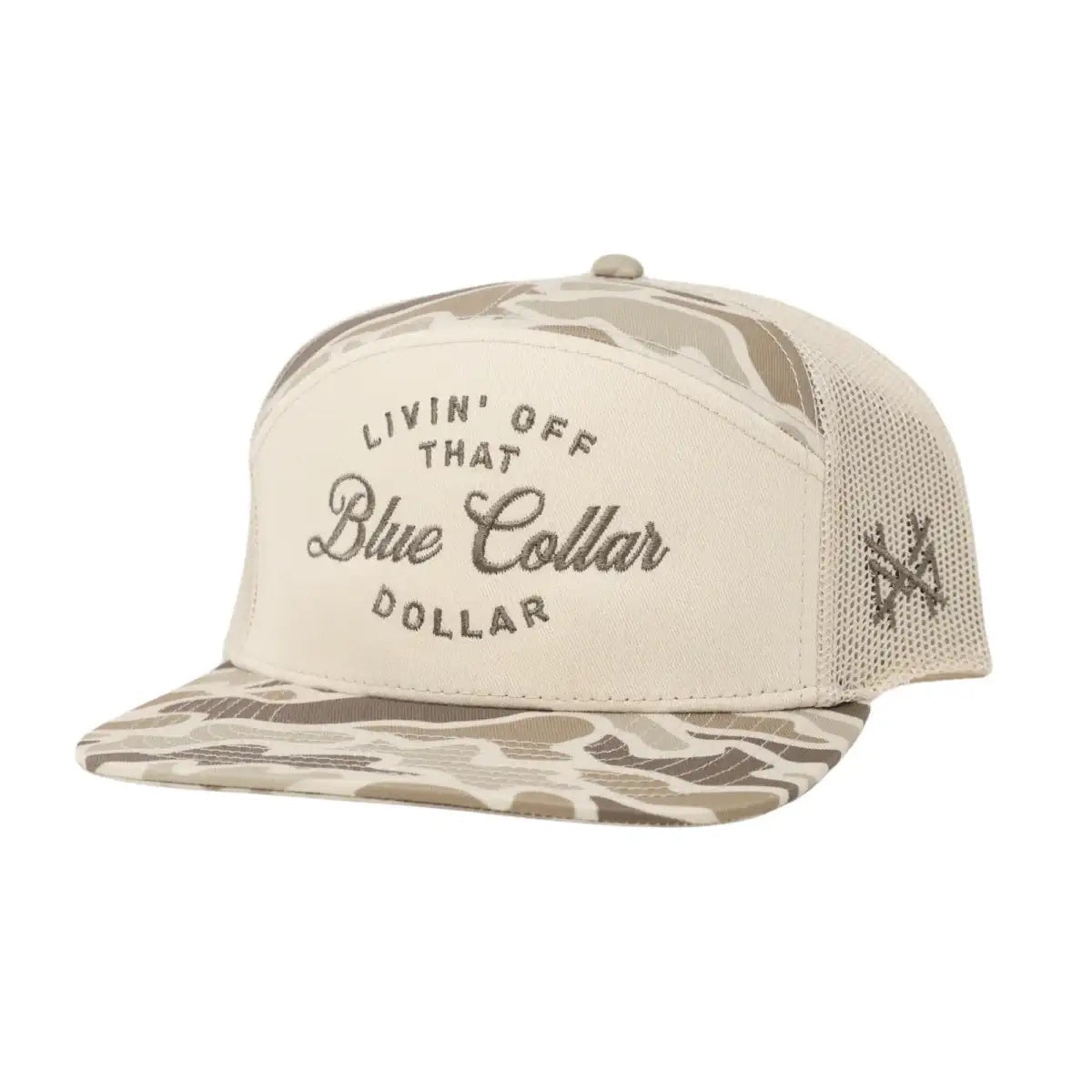 Blue Collar Dollar Snapback Hat