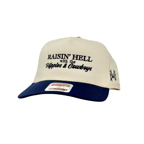 Raising Hell with the Hippies and Cowboys Snapback Hat
