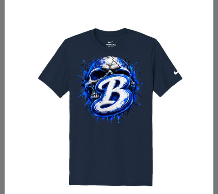 Dry-fit T-shirt Skull backsplash