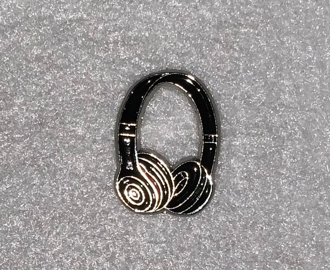 Headphones pin