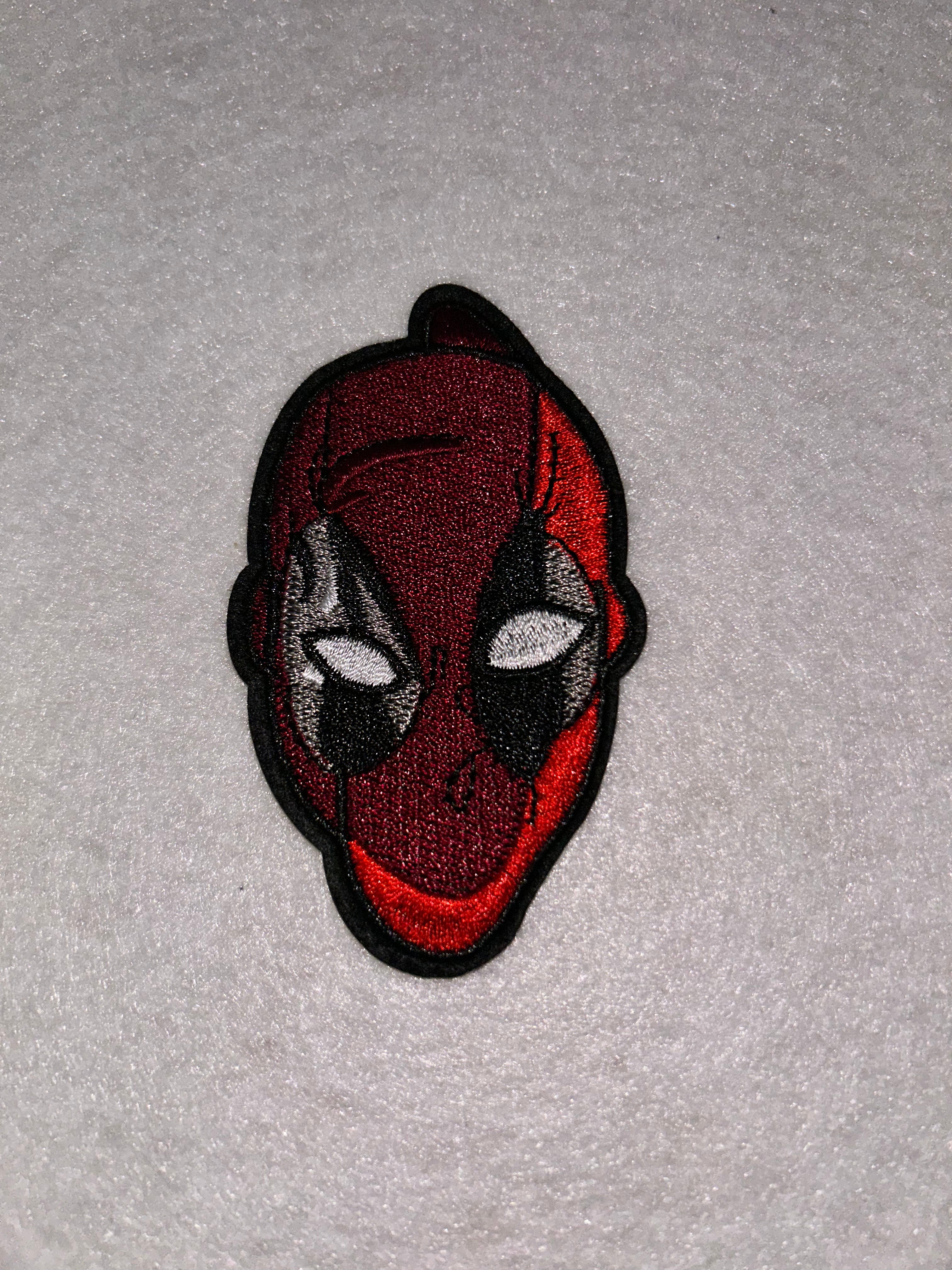 Deadpool's head patch